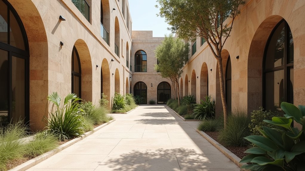 charming mediterranean style waterfront district