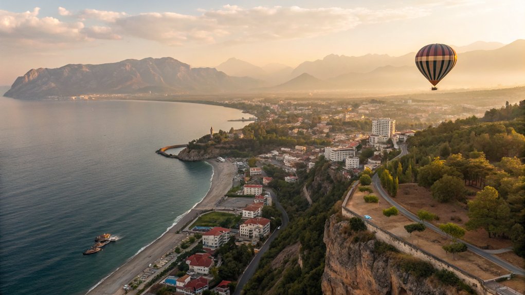 coastal hot air balloon adventure