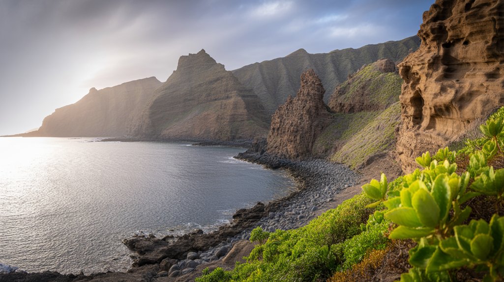 coastal trek through nature