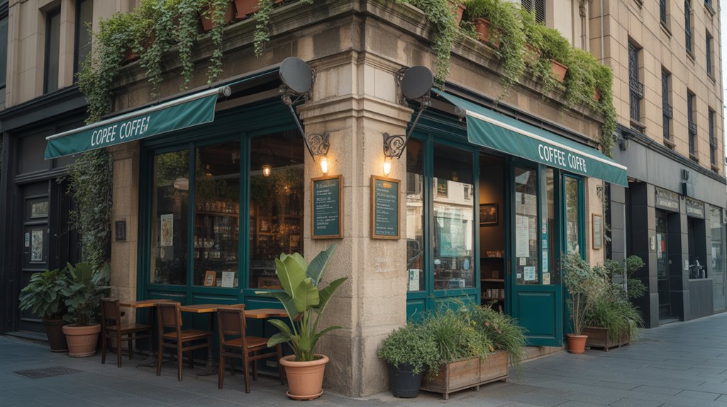 cozy coffee shop reading