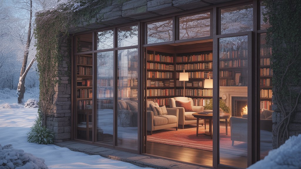 cozy reading in libraries