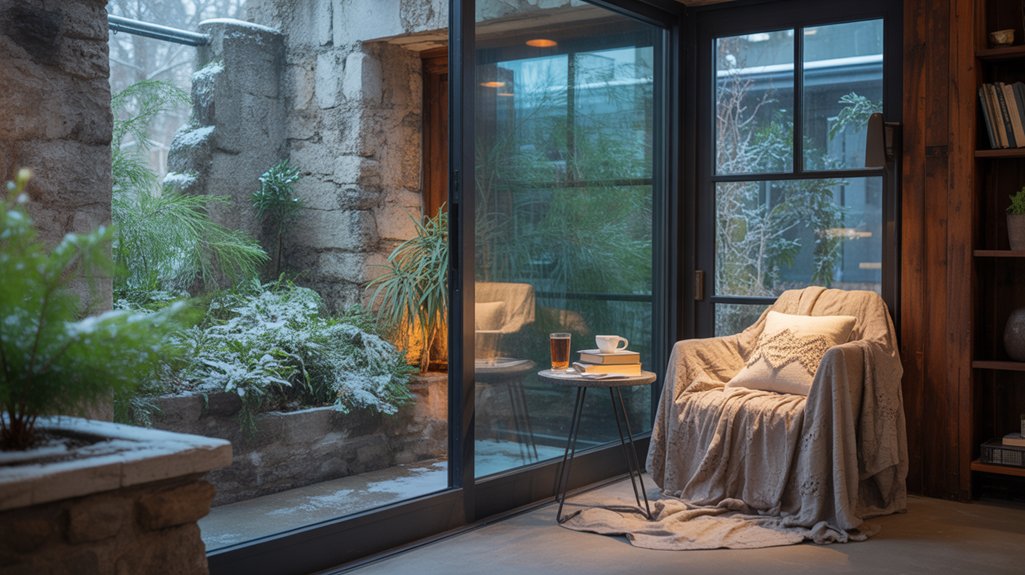 cozy reading while traveling