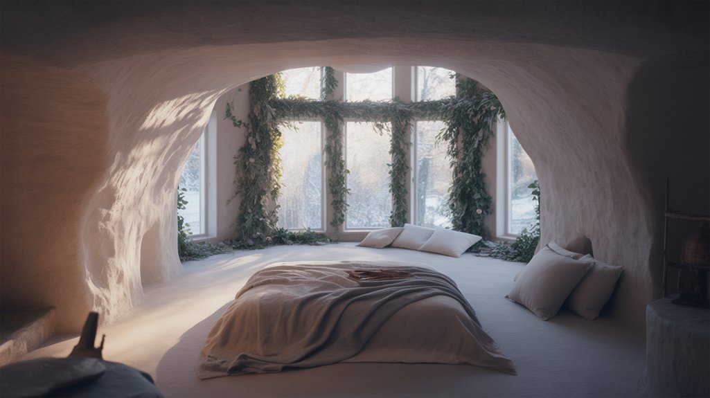 cozy winter reading nook