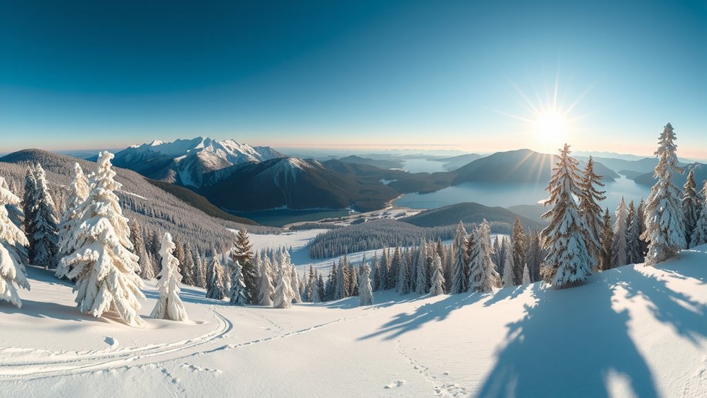 diverse winter snow adventures