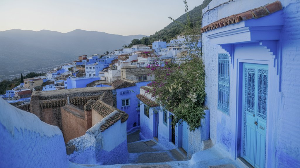 enchanting blue architecture charm