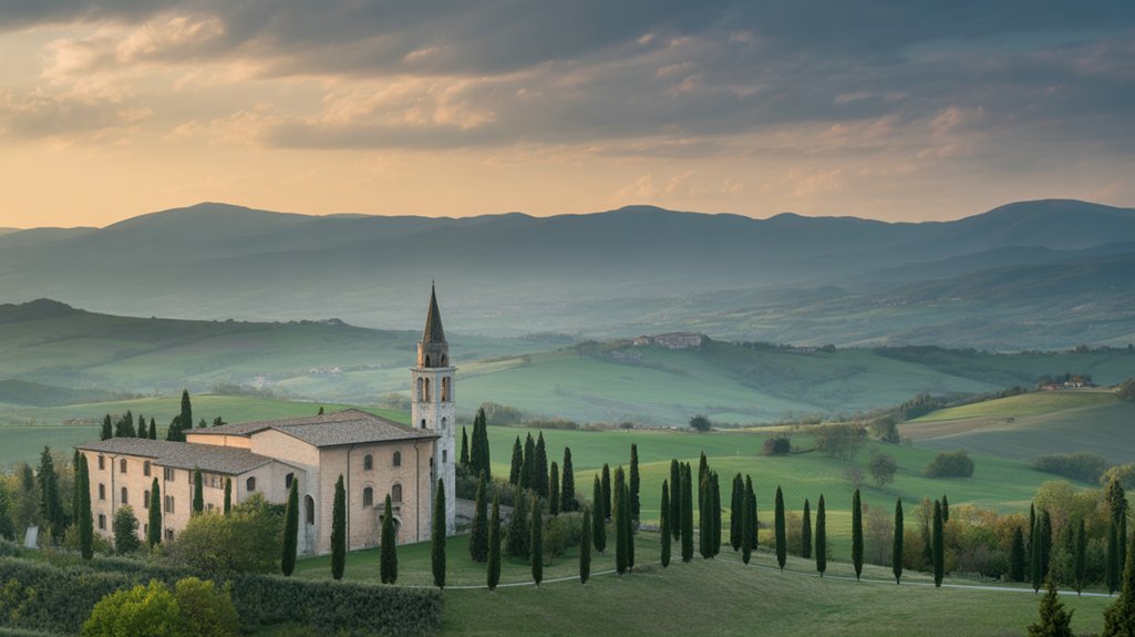 enchanting hilltop town views