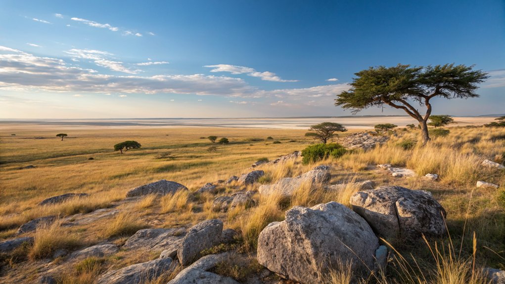 expansive salt pan vistas