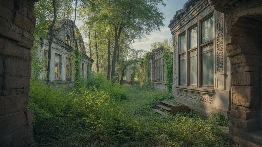 haunting historical nature reclamation