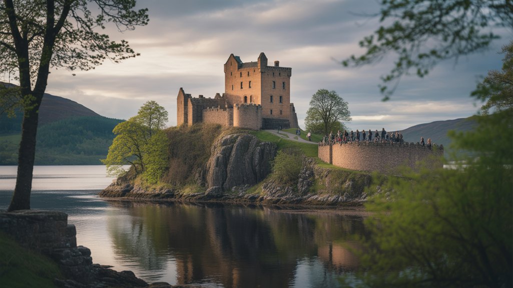 historic castle with views