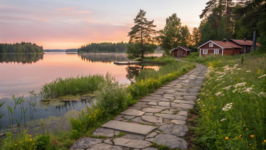 lakeside family retreat getaway