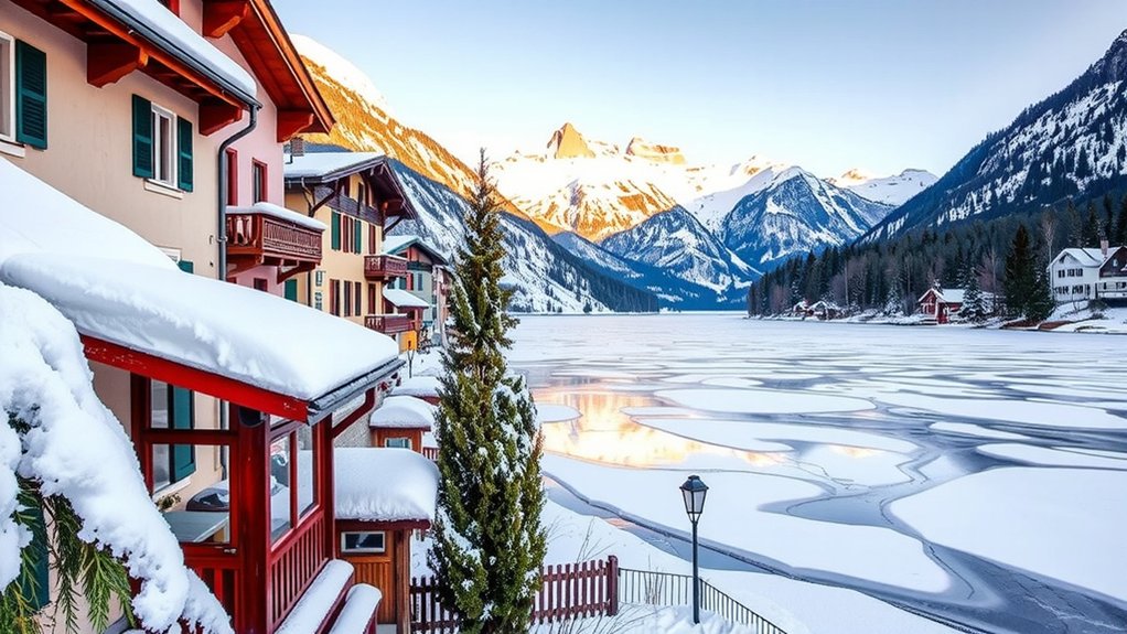 magical winter charm hallstatt