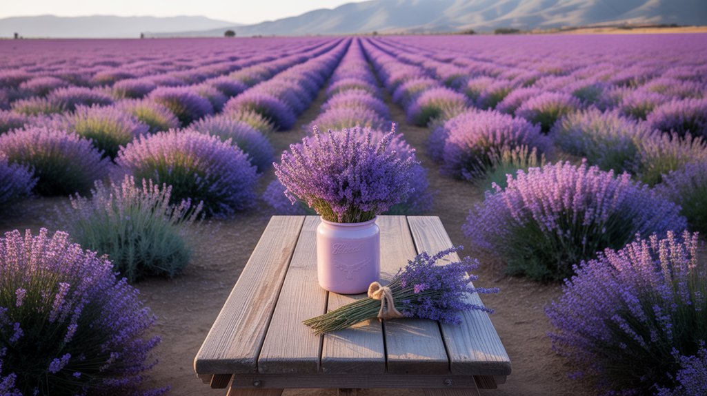 majestic california lavender fields