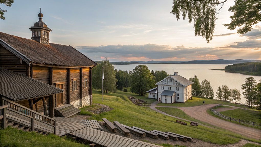 midsummer festivities at lake siljan