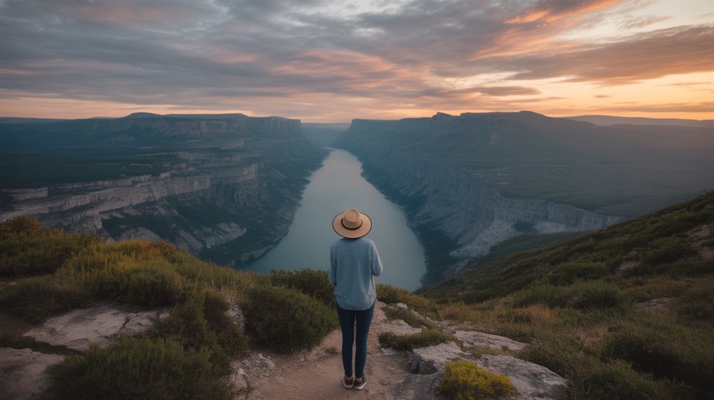 picnic amid colorful wildflowers