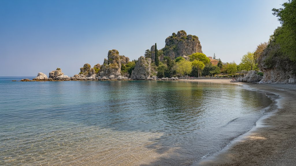 picturesque beach vibrant marine life