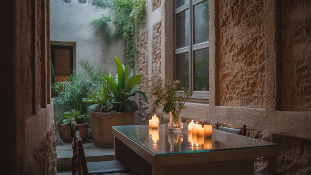 romantic candlelit dinner experience