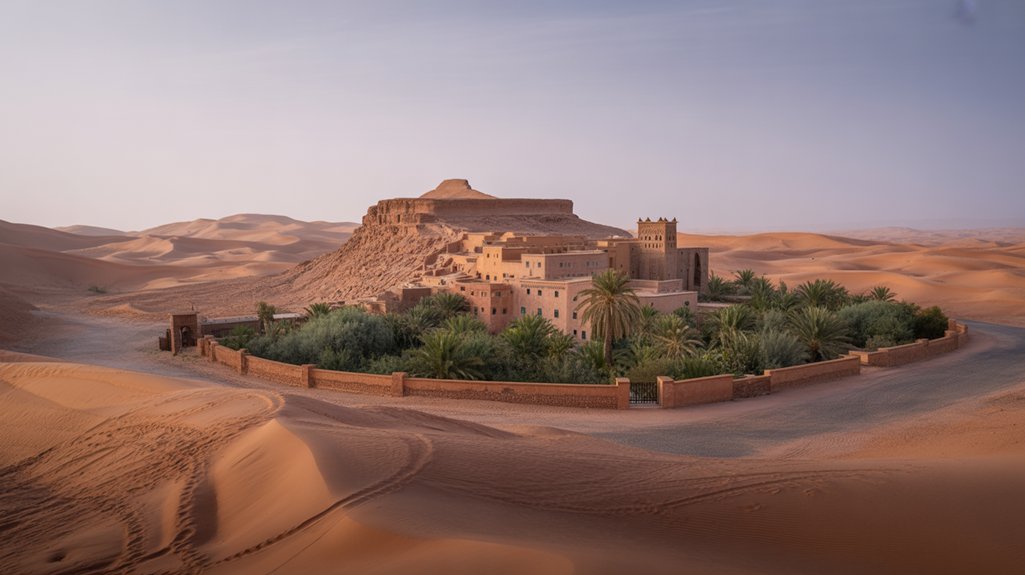 sand dunes and camel rides