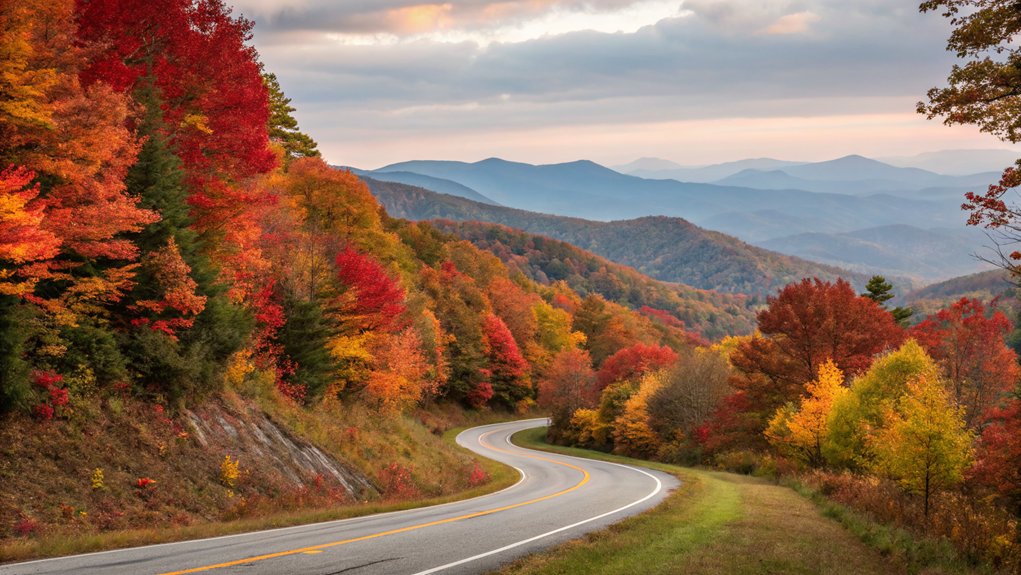 scenic autumn parkway adventures