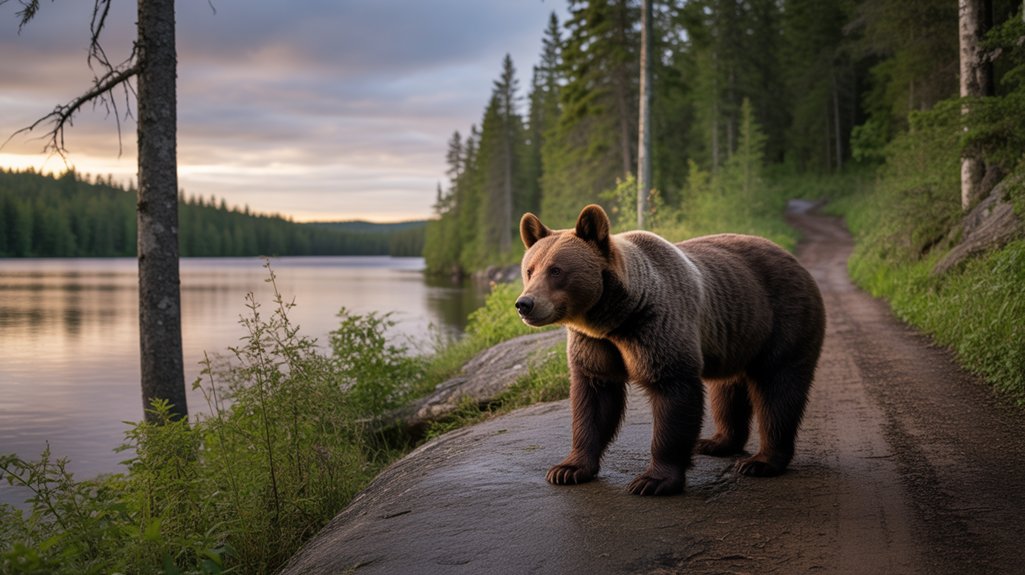 spotting bears in wilderness