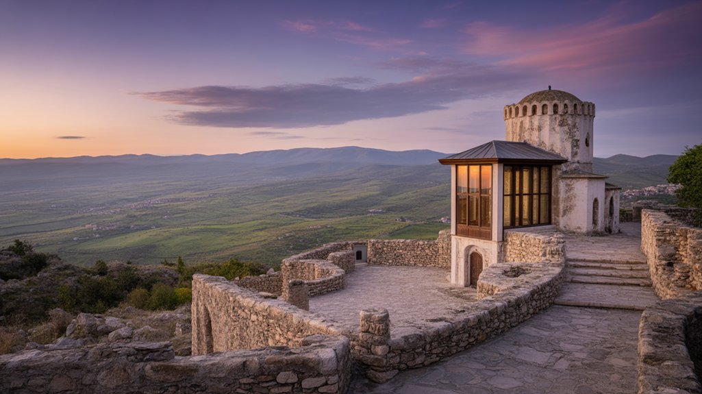 stone architecture and cuisine