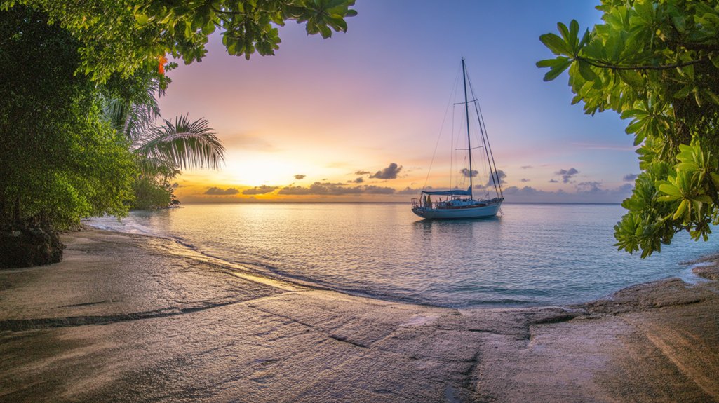 sunset cruise on sailboat
