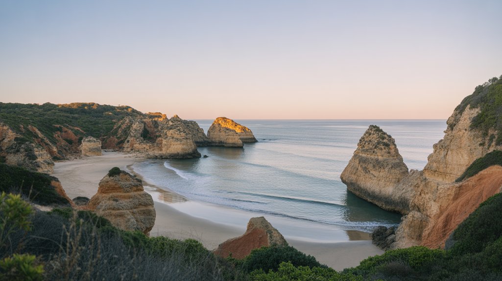 surf tranquility stunning scenery