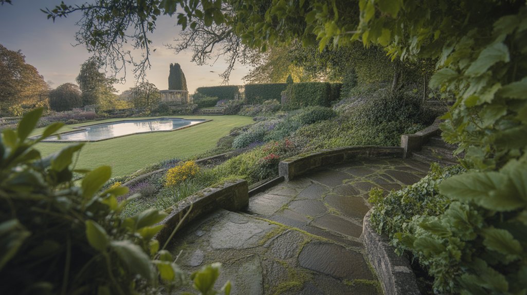 tranquil seasonal garden retreat