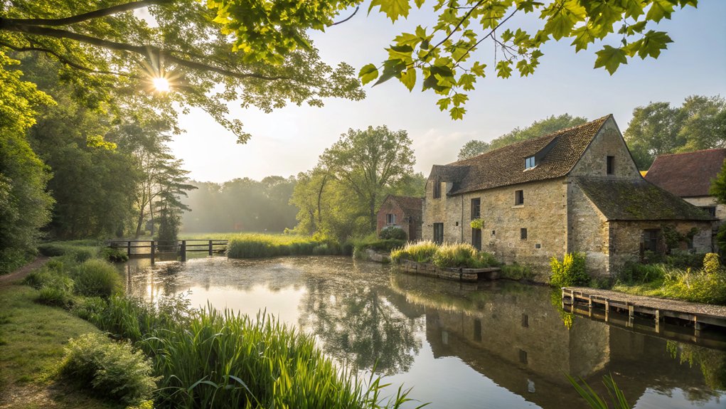 tranquil waterways and wildlife