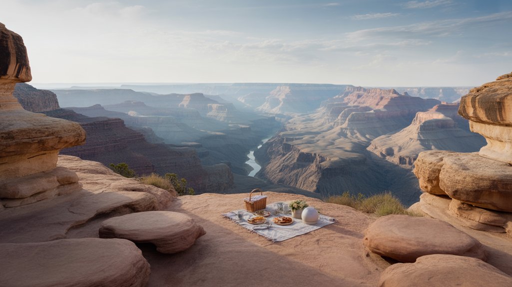 unforgettable grand canyon picnic