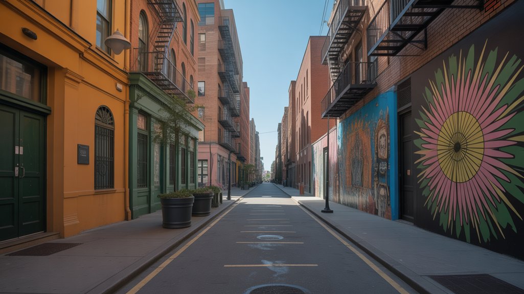 vibrant street art exploration