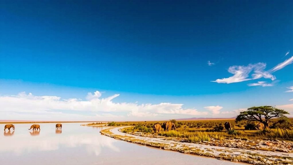 wildlife viewing in etosha