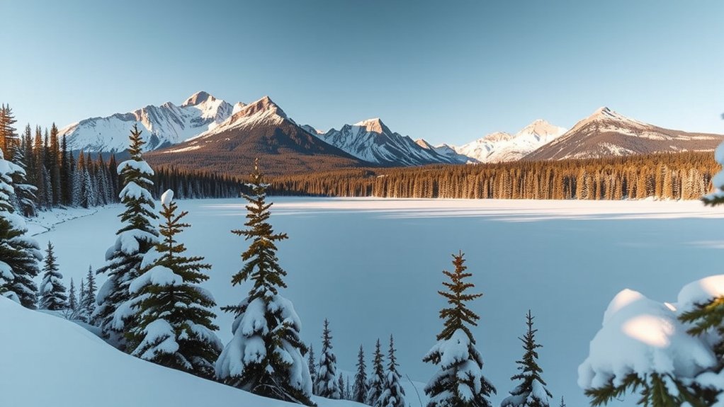 winter adventures in lake louise