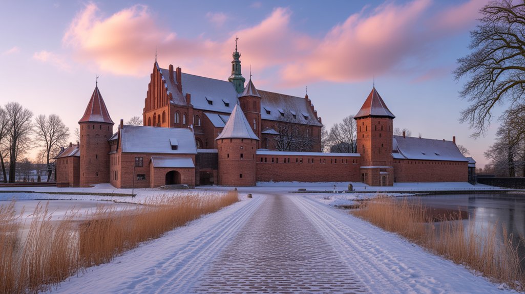 winter wonderland at malbork