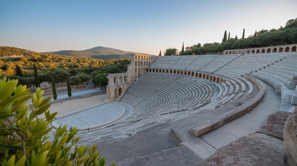 ancient theater with acoustics