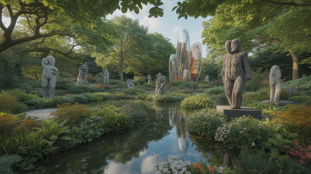 artistic gardens and dining