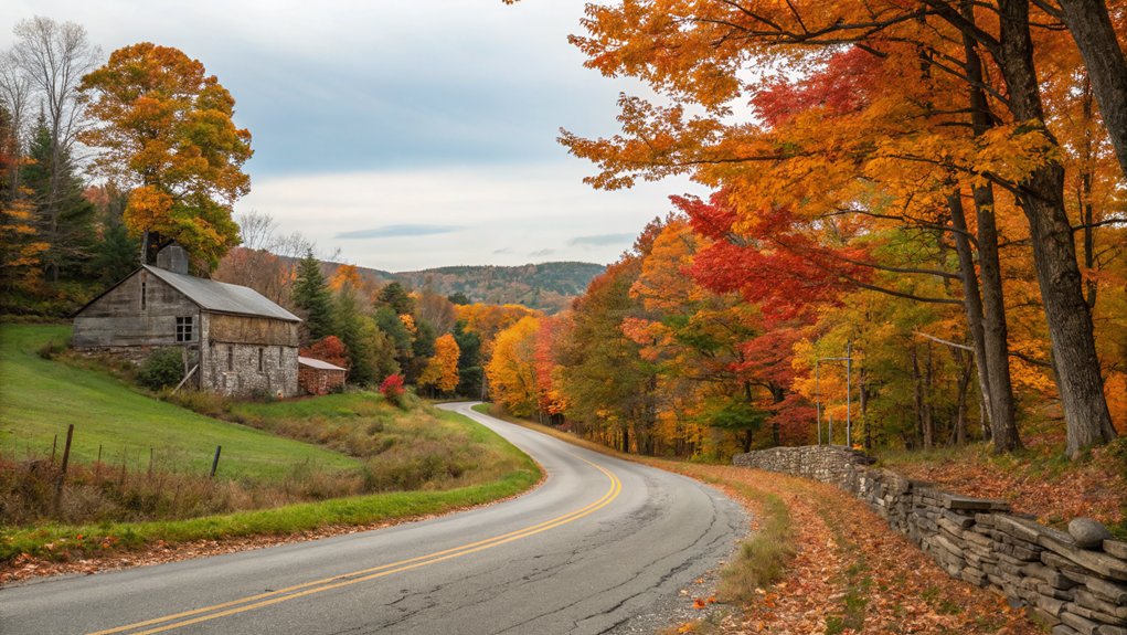 autumn road trip adventure