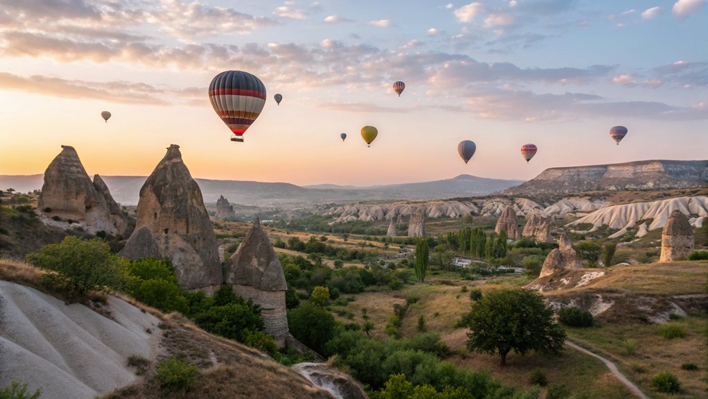 balloons caves stunning landscapes
