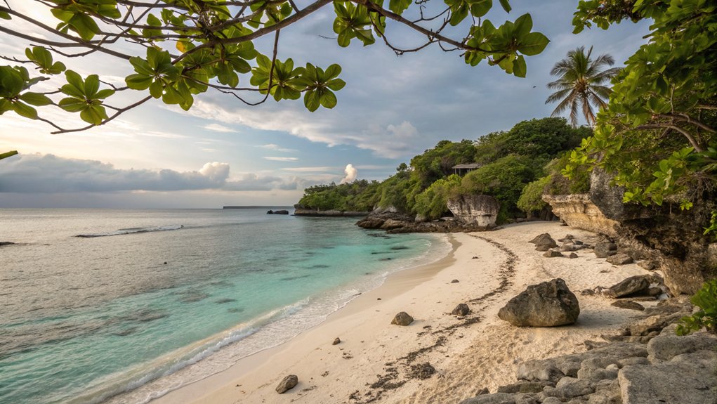 beach relaxation in nusa lembongan