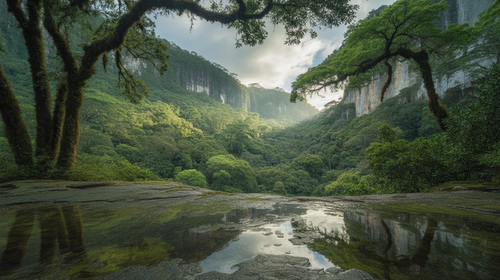 biodiverse trails and waterfalls