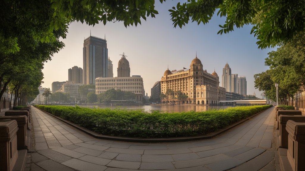 bollywood tribute along promenade