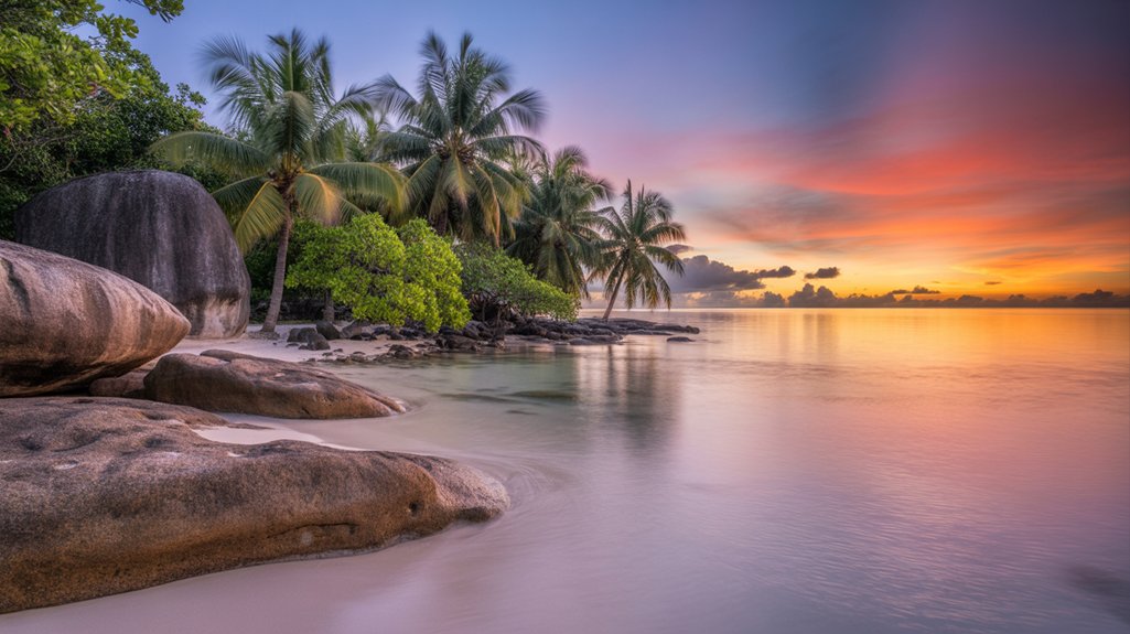 breathtaking sunsets in mauritius