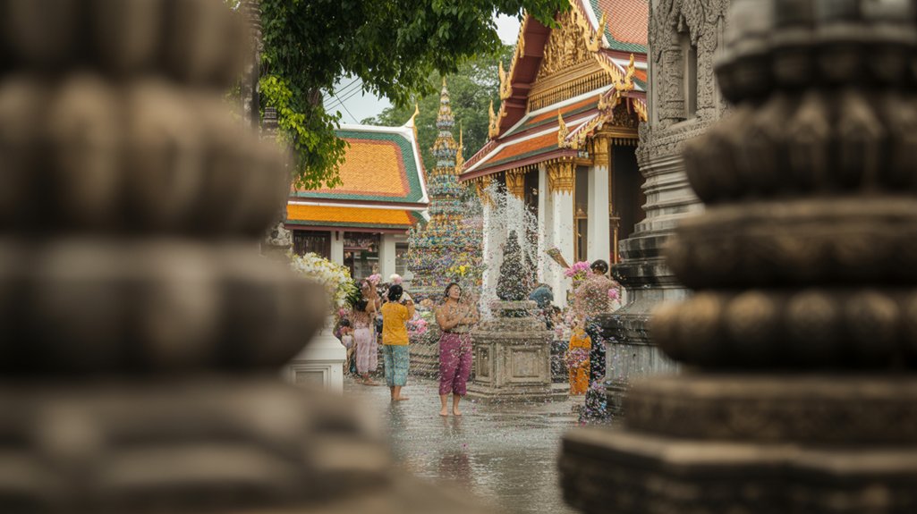 buddha bathing and festivities