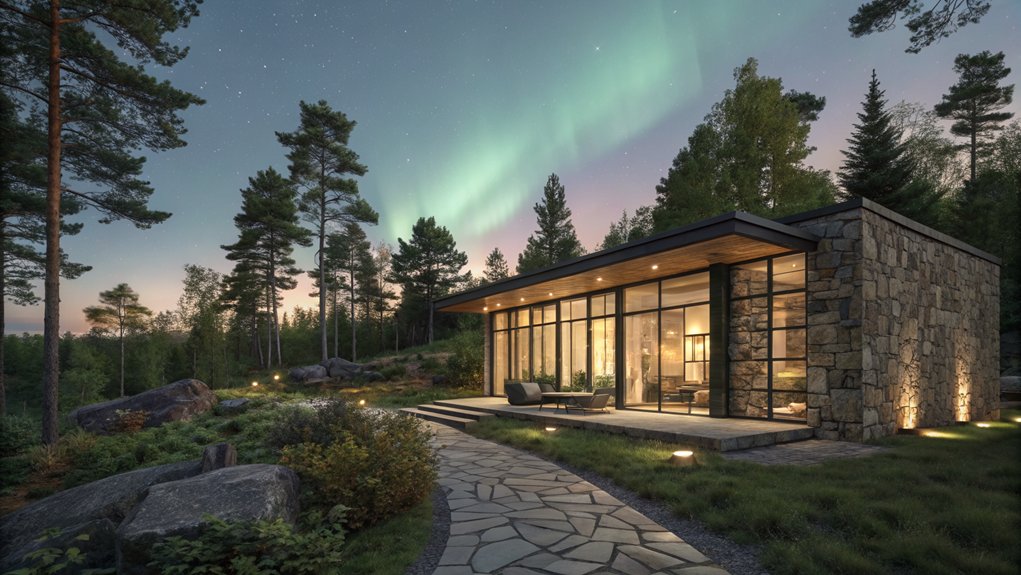 finnish saunas and aurora
