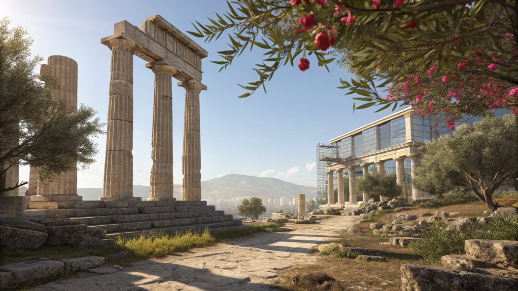 greek isles and ruins