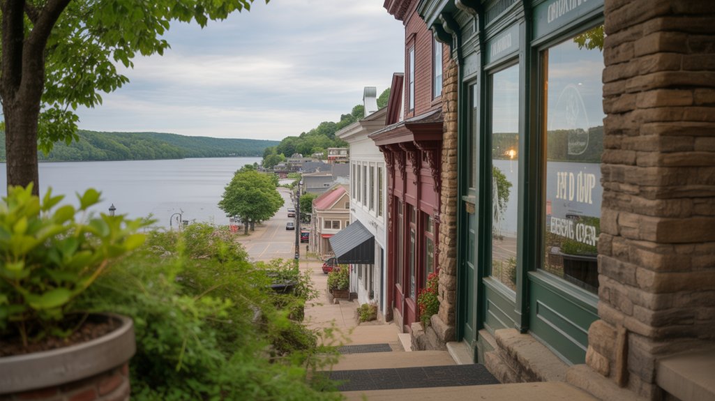 historical lakeside shopping adventure