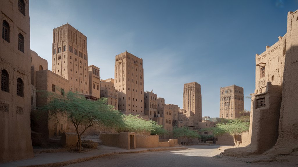 mud brick skyscrapers of shibam