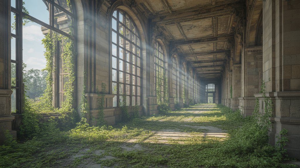 nature reclaiming urban decay