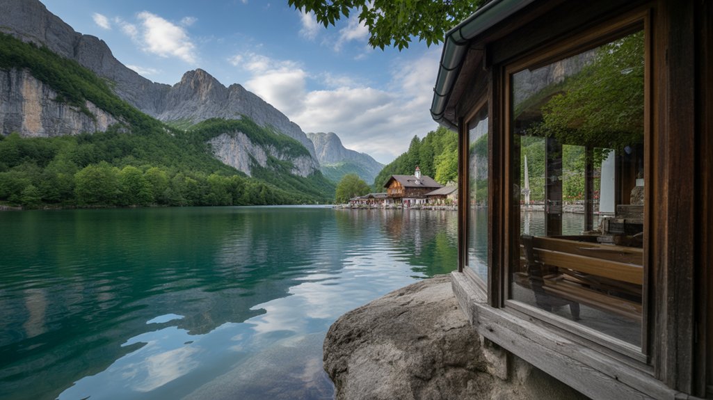 picturesque alpine outdoor retreat