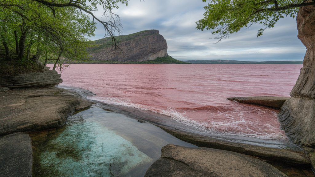pink waters and experiences