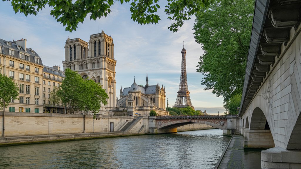romantic seine river dining